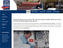Tablet Screenshot of lantex.co.uk